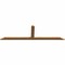 Ekena Millwork Portland Smooth Timber Gable Bracket, Western Red Cedar, 72"W x 21"H x 1 1/2"D x 3 1/2"F, 7/12 Pitch GBW072X21X0204POR00SWR - alternate 4
